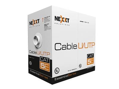 Nexxt Solutions Infrastructure – Bulk cable – UTP – 102 m RJ-45 – Gray – Cat5e 4P 25AWG CMX