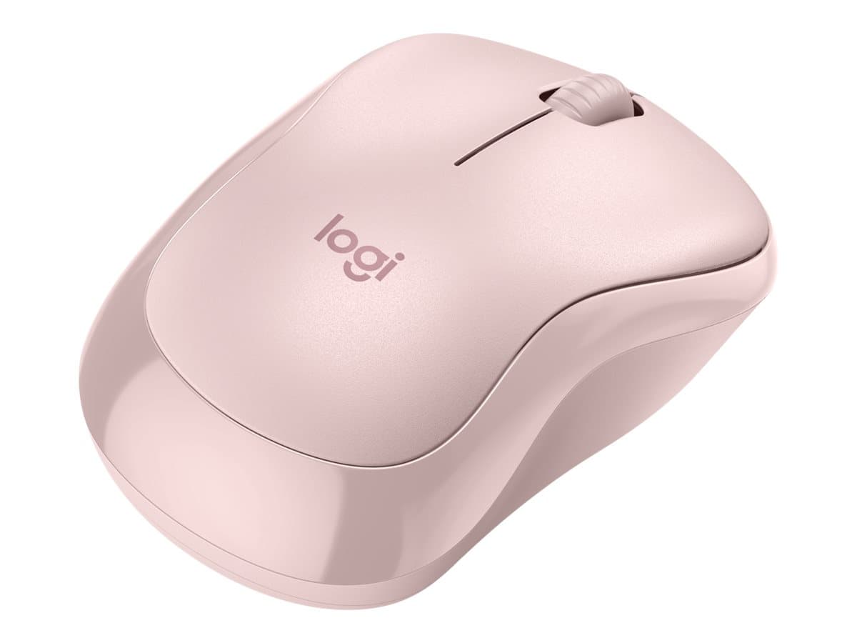 Logitech M240 Silent Bluetooth Mouse, Compact, Portable, Smooth Tracking, Rose – Ratón – 3 botones – inalámbrico – Bluetooth – rosa