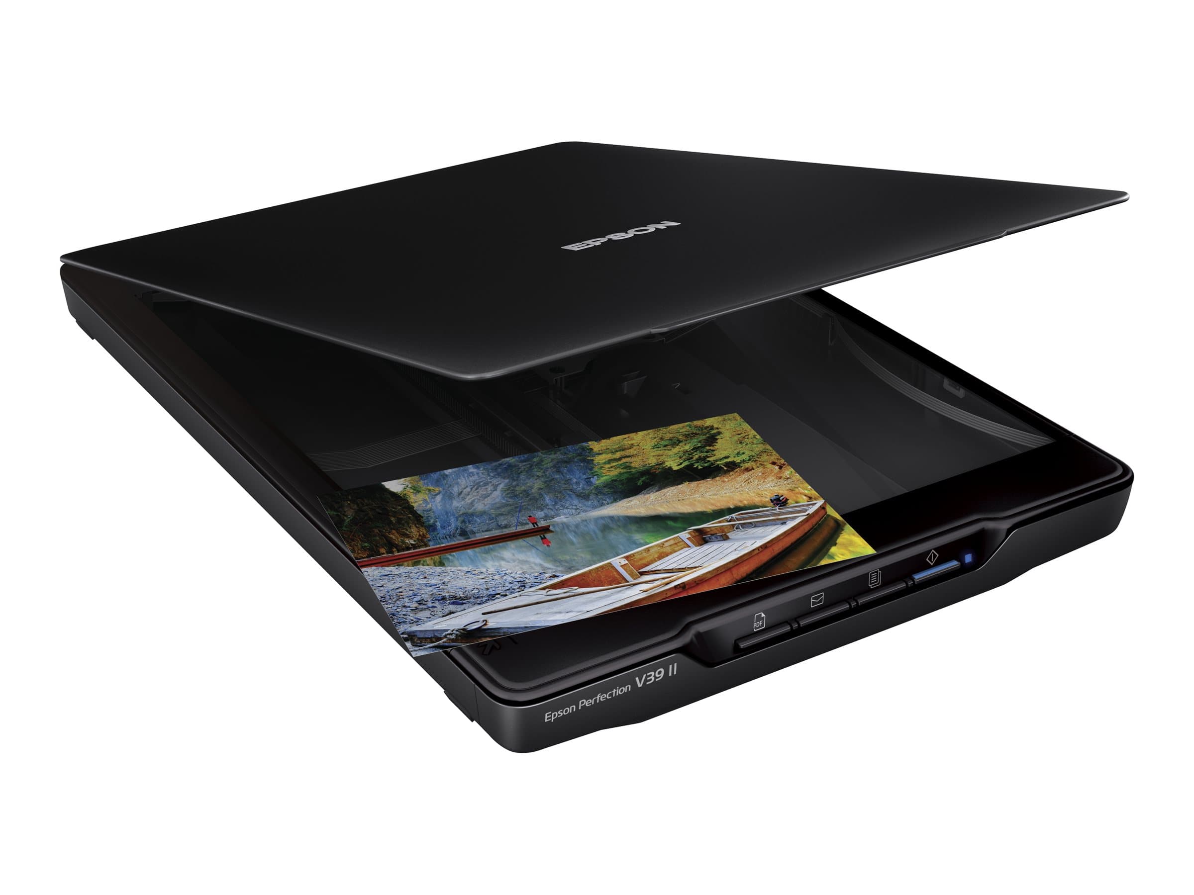 Epson Perfection V39II – Escáner de sobremesa – Sensor de imagen de contacto (CIS) – Letter – 4800 ppp x 4800 ppp – USB 2.0