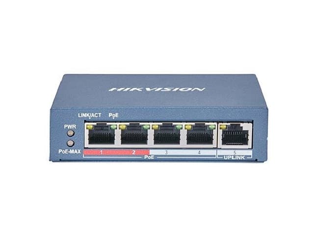 Hikvision – Switch – Ethernet – 4 – Fast Ethernet – Smart POE
