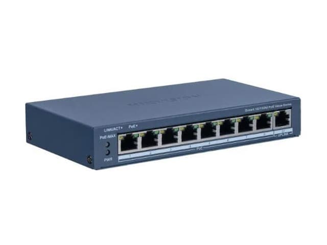 Hikvision – Switch – Ethernet – 8 – Fast Ethernet – Smart POE