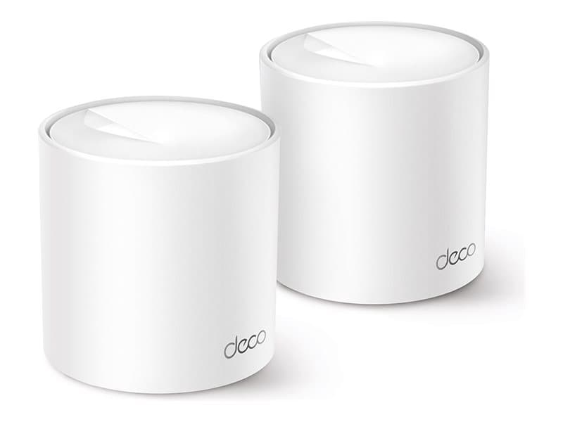 TP-LINK Deco X10 V1 – Sistema Wi-Fi (2 enrutadores) – hasta 3900 pies cuadrados – malla – 1GbE – Wi-Fi 6 – Doble banda