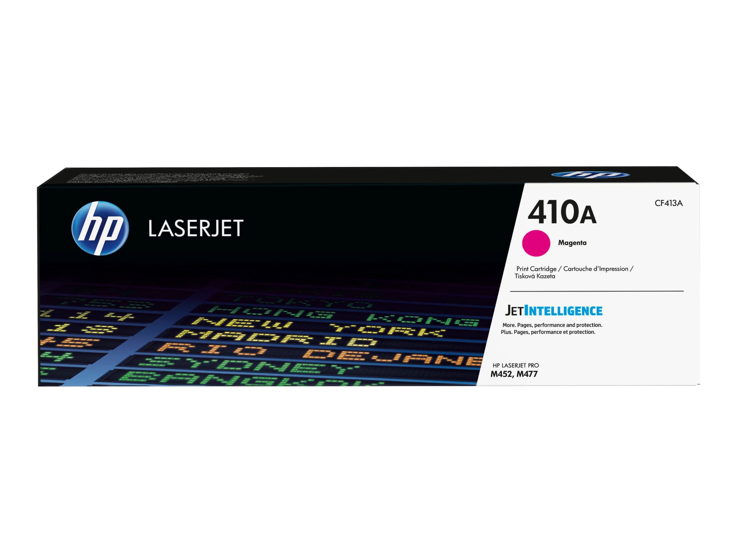 HP 410A – Magenta – original – LaserJet – cartucho de tóner (CF413A) – para Color LaserJet Pro M452, MFP M377, MFP M477