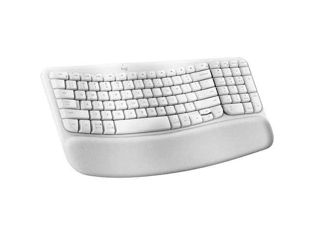 Logitech – Keyboard – Wave keys – Spanish – Off white